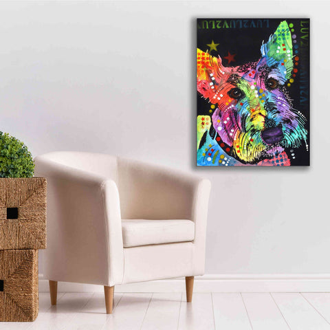 Image of 'Scottish Terrier' by Dean Russo, Giclee Canvas Wall Art,26x34