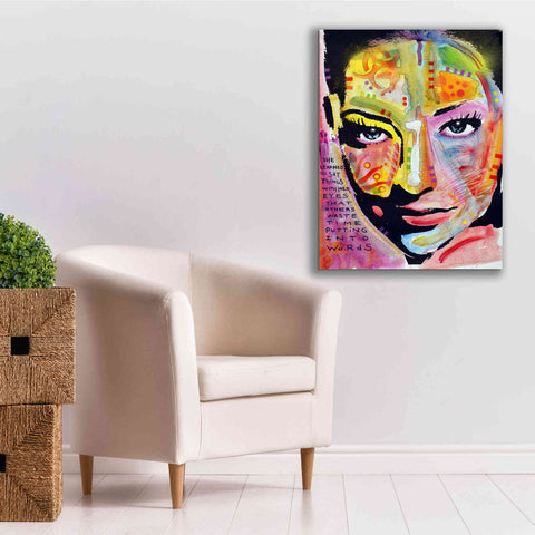 Image of 'She Learned To Say' by Dean Russo, Giclee Canvas Wall Art,26x34