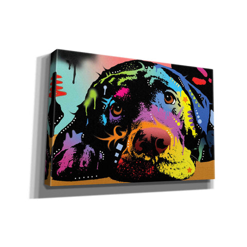 Image of 'Lying Lab' by Dean Russo, Giclee Canvas Wall Art