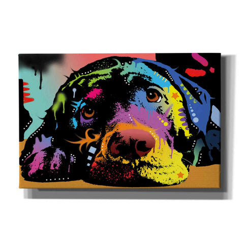 Image of 'Lying Lab' by Dean Russo, Giclee Canvas Wall Art