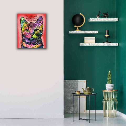 Image of '9 Lives' by Dean Russo, Giclee Canvas Wall Art,20x24