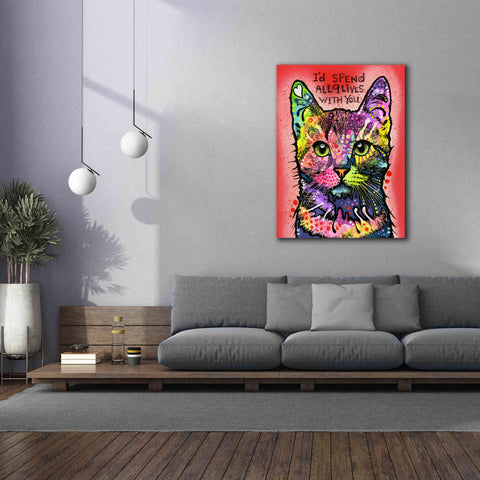 Image of '9 Lives' by Dean Russo, Giclee Canvas Wall Art,40x54
