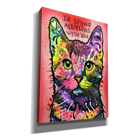 Image of '9 Lives' by Dean Russo, Giclee Canvas Wall Art