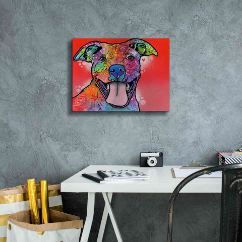 Image of 'Atticus' by Dean Russo, Giclee Canvas Wall Art,16x12