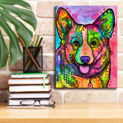 Image of 'Corgi Ii' by Dean Russo, Giclee Canvas Wall Art,12x16