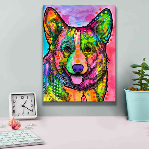 Image of 'Corgi Ii' by Dean Russo, Giclee Canvas Wall Art,12x16