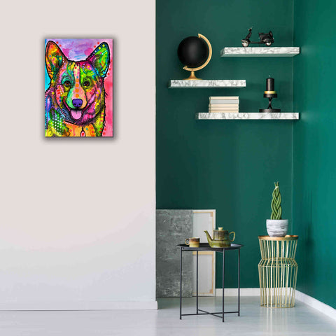 Image of 'Corgi Ii' by Dean Russo, Giclee Canvas Wall Art,18x26