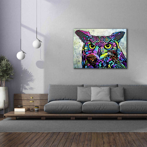 Image of 'The Owl' by Dean Russo, Giclee Canvas Wall Art,54x40