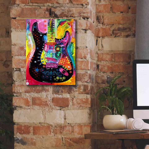 Image of 'Lenny Strat' by Dean Russo, Giclee Canvas Wall Art,12x16