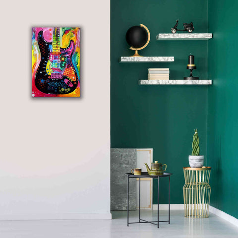 Image of 'Lenny Strat' by Dean Russo, Giclee Canvas Wall Art,18x26