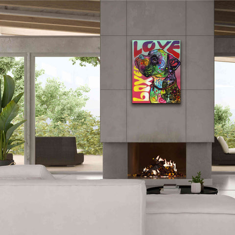 Image of 'Boxer Luv' by Dean Russo, Giclee Canvas Wall Art,26x34