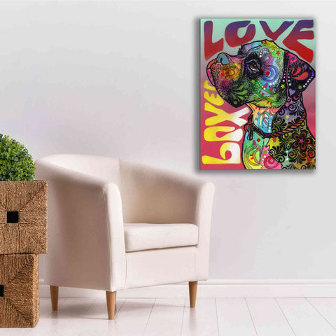 Image of 'Boxer Luv' by Dean Russo, Giclee Canvas Wall Art,26x34