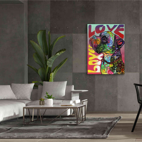 Image of 'Boxer Luv' by Dean Russo, Giclee Canvas Wall Art,40x54