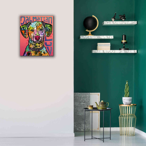 Image of 'Dalmatian Luv' by Dean Russo, Giclee Canvas Wall Art,20x24