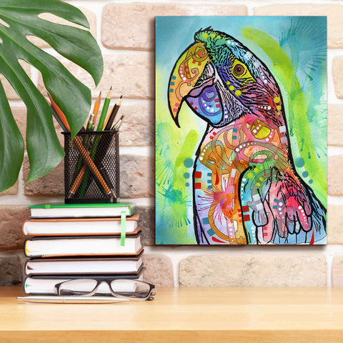 Image of 'Macaw' by Dean Russo, Giclee Canvas Wall Art,12x16