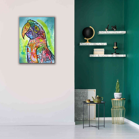 Image of 'Macaw' by Dean Russo, Giclee Canvas Wall Art,26x34