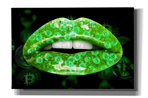 Image of 'Bitcoin Milkshake Shamrock' by Canvas Wall Art