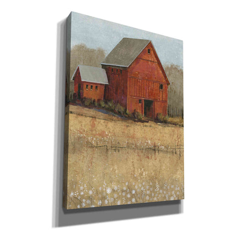 Image of 'Red Barn View II' by Tim O'Toole, Canvas Wall Art