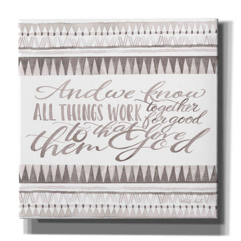 Image of 'All Things Work Together' by Cindy Jacobs, Canvas Wall Art