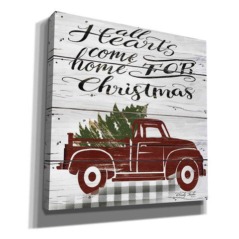 Image of 'All Hearts Red Truck' by Cindy Jacobs, Canvas Wall Art
