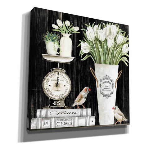 Image of 'Tulips and Scales' by Cindy Jacobs, Canvas Wall Art