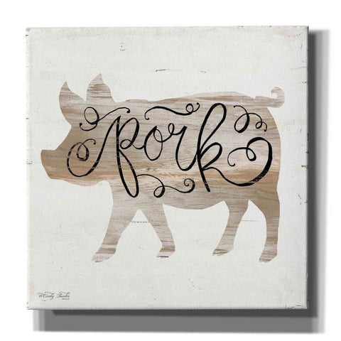 Image of 'Pork in Beige' by Cindy Jacobs, Canvas Wall Art
