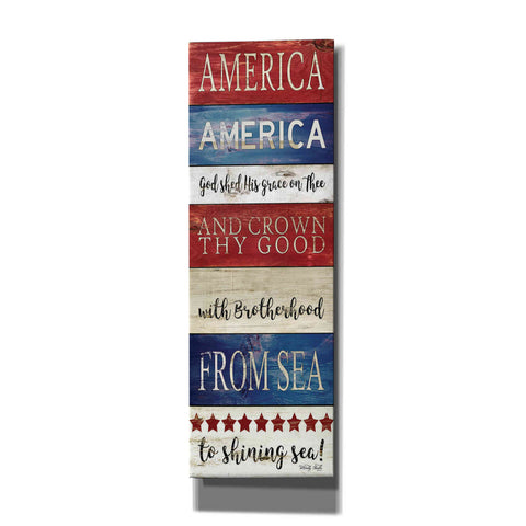 Image of 'America God Shed His Grace on Thee' by Cindy Jacobs, Canvas Wall Art