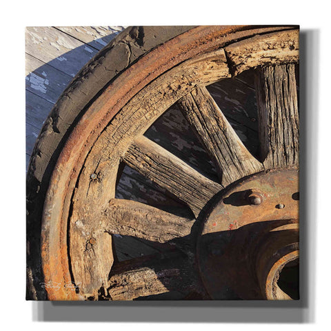 Image of 'Old Wheel I' by Cindy Jacobs, Canvas Wall Art