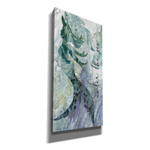 Image of 'Mermaid Under the Sea' by Cindy Jacobs, Canvas Wall Art