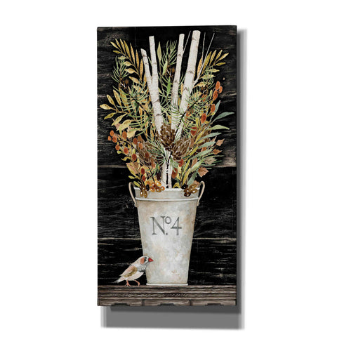 Image of 'No. 4 Fall Flowers and Birch 1' by Cindy Jacobs, Canvas Wall Art
