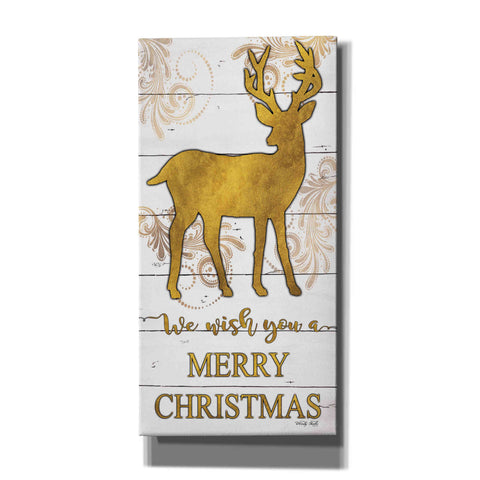 Image of 'Reindeer Merry Christmas' by Cindy Jacobs, Canvas Wall Art