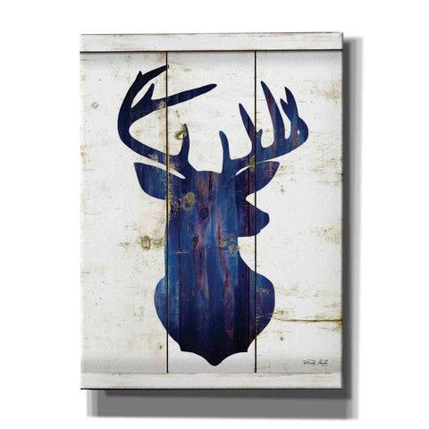 Image of 'Midnight Blue Deer III' by Cindy Jacobs, Canvas Wall Art