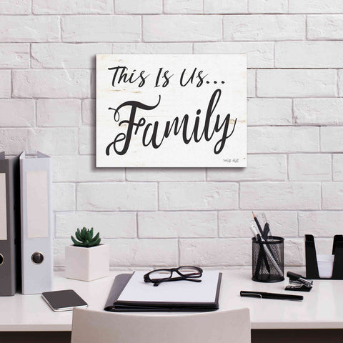 Image of 'This is us…Family' by Cindy Jacobs, Canvas Wall Art,16 x 12