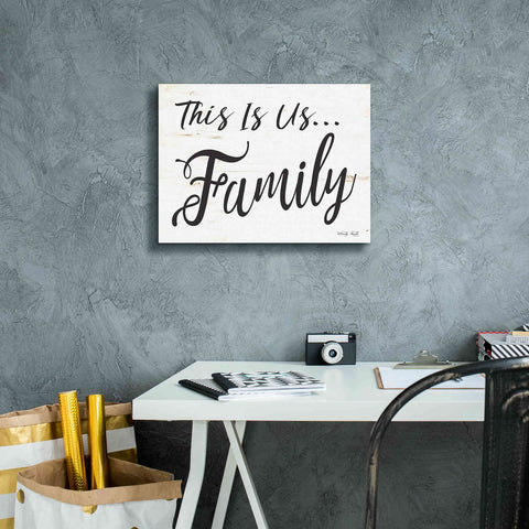 Image of 'This is us…Family' by Cindy Jacobs, Canvas Wall Art,16 x 12