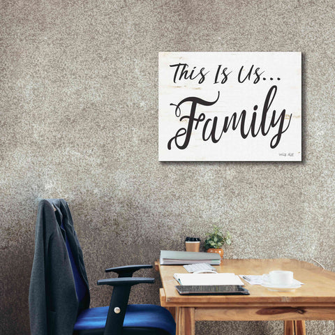 Image of 'This is us…Family' by Cindy Jacobs, Canvas Wall Art,34 x 26