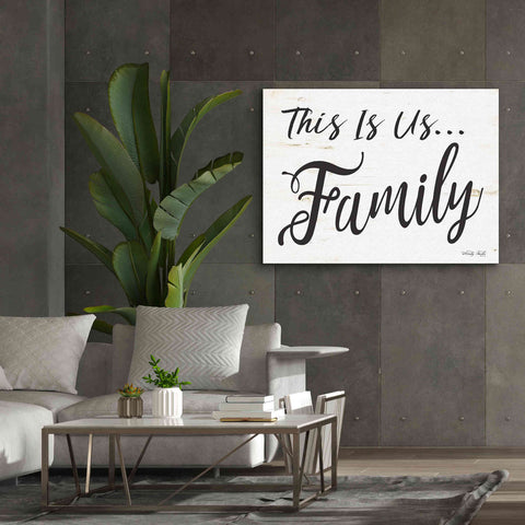 Image of 'This is us…Family' by Cindy Jacobs, Canvas Wall Art,54 x 40