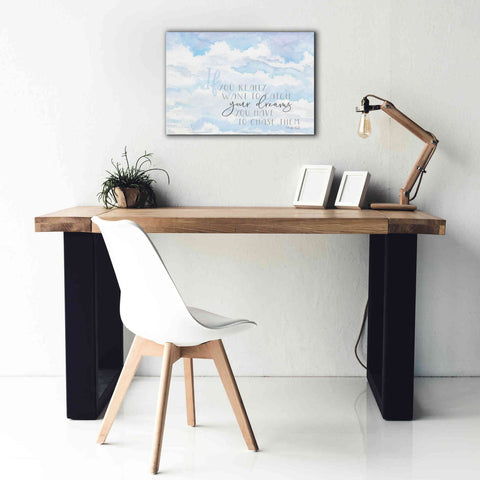 Image of 'Chase Your Dreams' by Cindy Jacobs, Canvas Wall Art,26 x 18