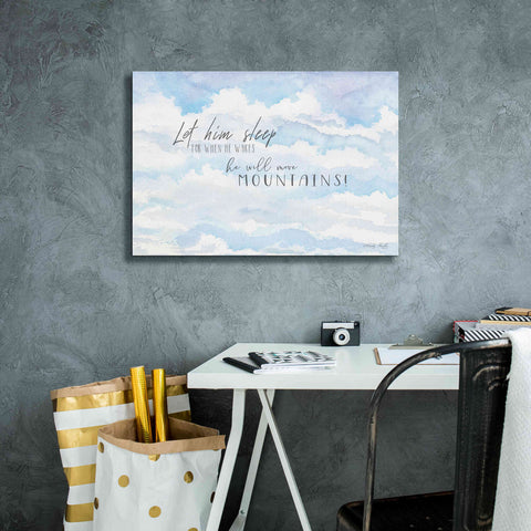Image of 'Let Him Sleep' by Cindy Jacobs, Canvas Wall Art,26 x 18