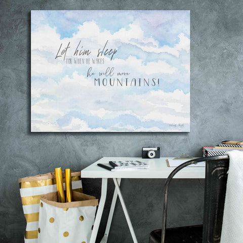 Image of 'Let Him Sleep' by Cindy Jacobs, Canvas Wall Art,34 x 26