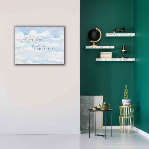 Image of 'Let Him Sleep' by Cindy Jacobs, Canvas Wall Art,34 x 26