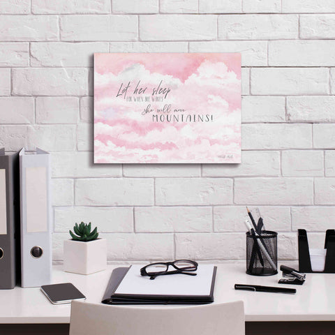 Image of 'Let Her Sleep' by Cindy Jacobs, Canvas Wall Art,16 x 12