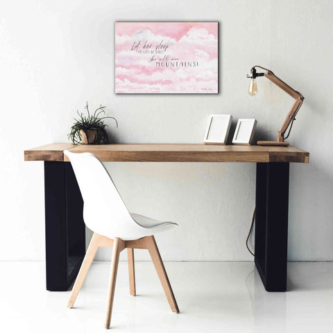 Image of 'Let Her Sleep' by Cindy Jacobs, Canvas Wall Art,26 x 18