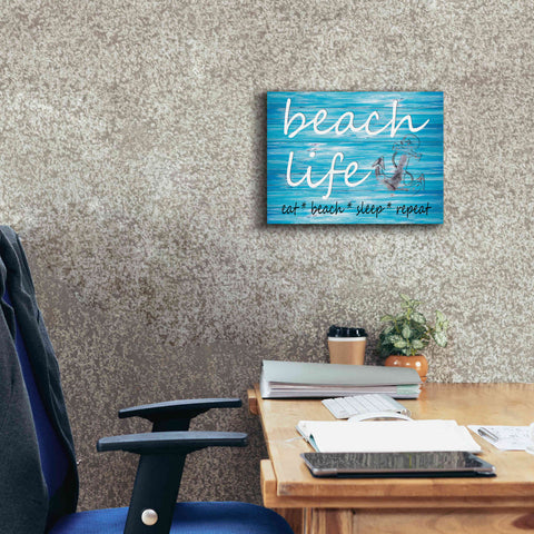 Image of 'Beach Life' by Cindy Jacobs, Canvas Wall Art,16 x 12