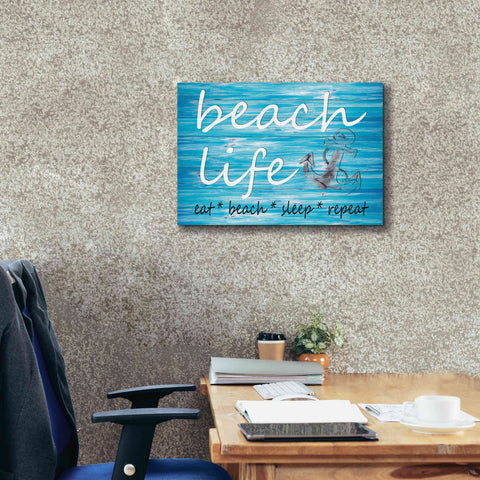 Image of 'Beach Life' by Cindy Jacobs, Canvas Wall Art,26 x 18
