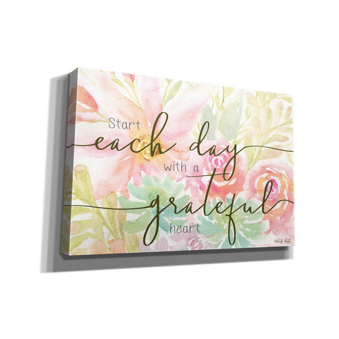 Image of 'Floral Grateful Heart' by Cindy Jacobs, Canvas Wall Art