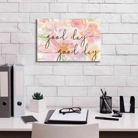 Image of 'Floral Good Day' by Cindy Jacobs, Canvas Wall Art,18 x 12