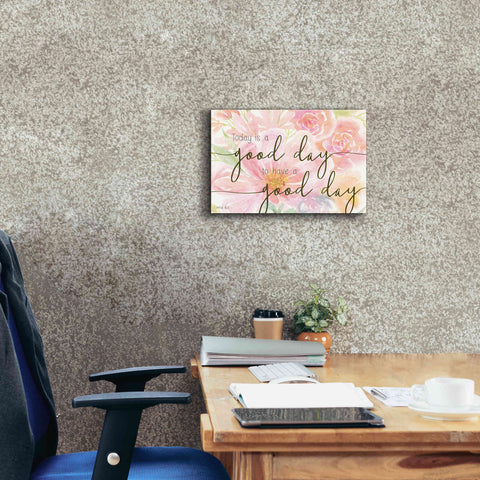 Image of 'Floral Good Day' by Cindy Jacobs, Canvas Wall Art,18 x 12