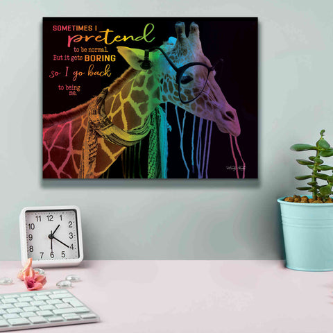 Image of 'Sometimes I Pretend' by Cindy Jacobs, Canvas Wall Art,16 x 12