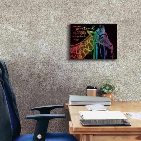 Image of 'Sometimes I Pretend' by Cindy Jacobs, Canvas Wall Art,16 x 12