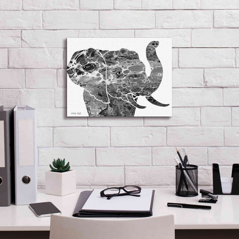 Image of 'Bright Elephant' by Cindy Jacobs, Canvas Wall Art,16 x 12